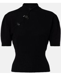 Simone Rocha - Embellished Cashmere Sweater - Lyst