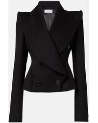McQueen - Double-Breasted Wool And Cashmere Blazer - Lyst