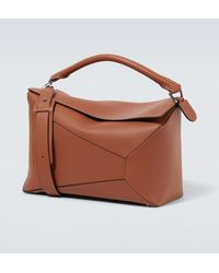 Loewe - Puzzle Large Leather Shoulder Bag - Lyst