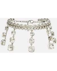Rabanne - Crystal-Embellished Bracelet - Lyst