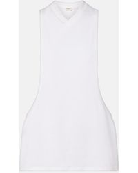 Versace - Cotton-Blend Jersey Tank Top - Lyst