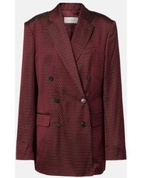 Dries Van Noten - Polka-Dot Double-Breasted Blazer - Lyst