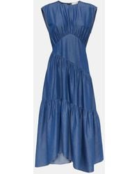 FRAME - Abito Midi - Lyst