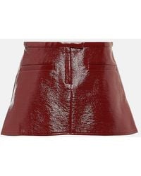 Courreges - Vinyl Miniskirt - Lyst