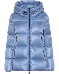 Moncler Veste doudoune Seritte à capuche - Bleu