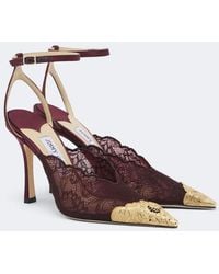 Jimmy Choo - Faiz Lace Pumps - Lyst