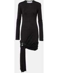 JW Anderson - Draped Jersey Midi Dress - Lyst