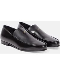TOTEME - The Oval Leather Loafers - Lyst
