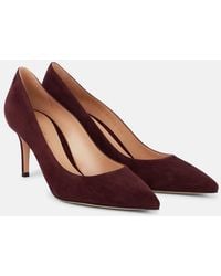 Gianvito Rossi - Gianvito 70 Suede Pumps - Lyst