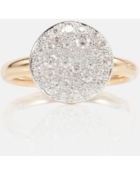 Pomellato - Sabbia Ring aus 18kt Rosegold mit Diamanten - Lyst