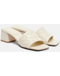 Bottega Veneta - Parco 45 Intrecciato Leather Mules - Lyst