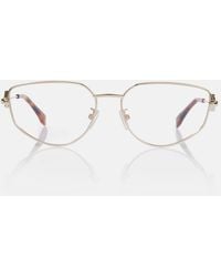 Fendi - Ff Diamonds Cat-Eye Glasses - Lyst