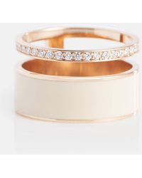 Repossi - Berbere Module 18kt Rose Gold Ring With Diamonds - Lyst