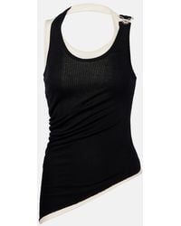 Jean Paul Gaultier - Layered Cotton Jersey Tank Top - Lyst