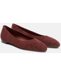 Paris Texas - Lavinia Suede Ballet Flats - Lyst