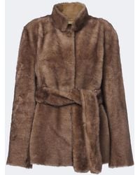 Nour Hammour - Elsa Shearling Jacket - Lyst