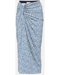 Isabel Marant - Jeldia Printed Jersey Midi Skirt - Lyst