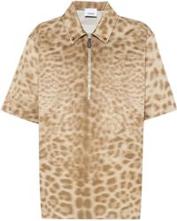 Burberry Printed Cotton Shirt - Natural