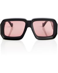 Loewe Paula's Ibiza Square Acetate Sunglasses - Pink