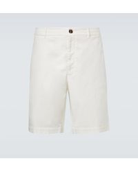 Brunello Cucinelli - Cotton-Blend Bermuda Shorts - Lyst