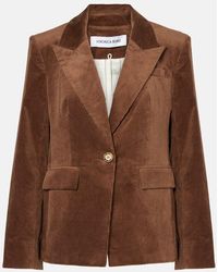 Veronica Beard - Blazer Reagan En Velours Cotele De Coton Melange - Lyst