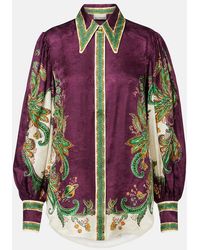 ALÉMAIS - Ruthie Printed Shirt - Lyst