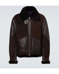 Ralph Lauren - Leather And Suede Jacket - Lyst