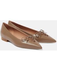 Malone Souliers - Hedy 10 Leather Ballet Flats - Lyst