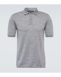 Comme des Garçons Wolle Poloshirt aus Wolle in Schwarz für Herren Herren Bekleidung T-Shirts Poloshirts 