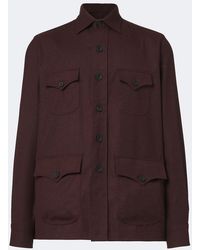 Rubinacci - Wool Overshirt - Lyst
