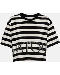Patou - Striped Cotton T-Shirt - Lyst