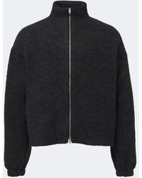 Jil Sander - Wool-Blend Fleece Sweatshirt - Lyst