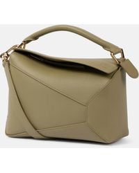 Loewe - Puzzle Small Leather Tote Bag - Lyst