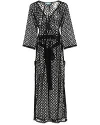 Melissa Odabash Kaftan Nina aus Spitze - Schwarz