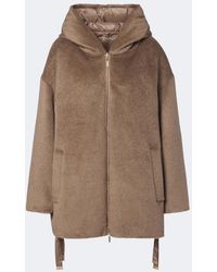 Max Mara - The Cube Reversible Alpaca And Wool Down Jacket - Lyst