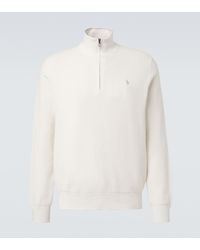 Polo Ralph Lauren - Cotton Half-Zip Sweater - Lyst