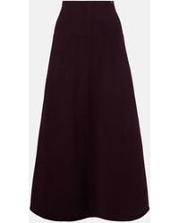 Extreme Cashmere - N°388 Ease Cashmere-Blend Maxi Skirt - Lyst