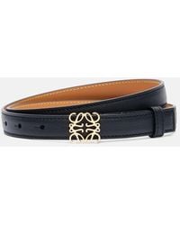 Loewe - Ceinture Anagram En Cuir - Lyst