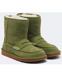 JW Anderson - X Ugg Shearling-Lined Suede Ankle Boots - Lyst
