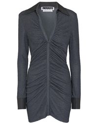 ROTATE BIRGER CHRISTENSEN Minikleid Simone aus Jersey - Grau