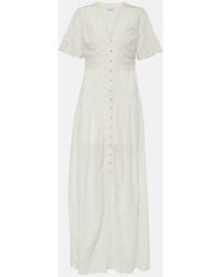 Veronica Beard - Arushi Embroidered Cotton Maxi Dress - Lyst