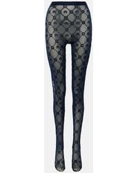 Marine Serre - Moon Mesh Tights - Lyst