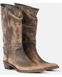 KHAITE - Clive 25 Leather Boots - Lyst