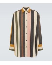 JW Anderson - Striped Cotton Shirt - Lyst