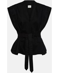 Lemaire - Chasuble Belted Denim Top - Lyst