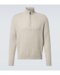 arch4 - Thames Cashmere Half-Zip Sweater - Lyst