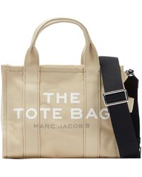 Marc Jacobs The Traveller Mini Canvas Tote Bag - Natural