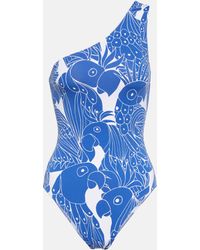 Eres - Manolo Printed One-shoulder Swimsuit - Lyst