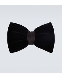 Giorgio Armani - Velvet Bow Tie - Lyst