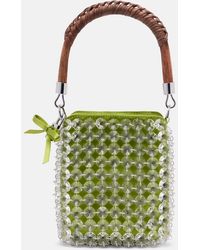 Self-Portrait - Chandelier Mini Embellished Top-Handle Bag - Lyst